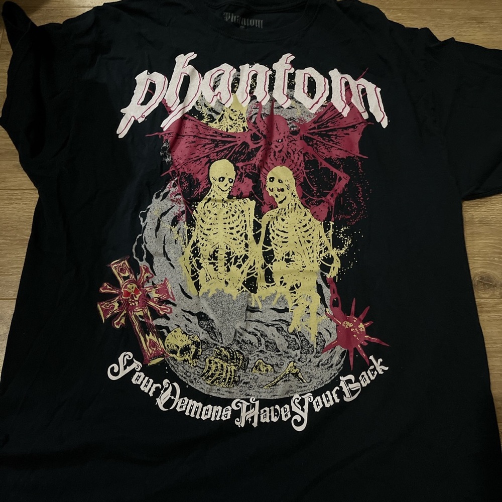 phantom t-shirt, size XL, Black